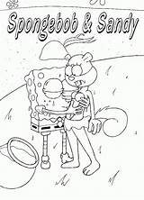 Spongebob Sandy Squarepants Cheeks Coloring Pages Comments sketch template