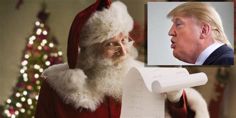 santa claus apologizes  trump  coal  put  entire worlds stockings  year