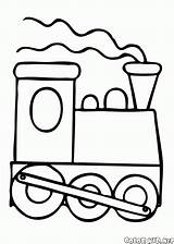 Vapor Colorear Locomotora Locomotiva Vapore Lokomotywa Steam Locomotive Kolorowanki Dzieci Kolorowanka Parowa Colorkid Desenho Tres sketch template