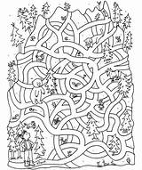 Maze Mazes Wilderness Worksheet Worksheets Labyrinthe Ce2 Puzzles Labyrintti Visiter Tehtävät Doverpublications Täältä Tallennettu sketch template