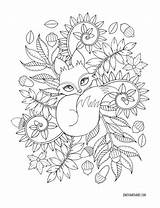 Coloring Pages Edwina Adult Autumn Printable Fox Sheets Mc Namee Magic Kids Mcnamee Books Mandala Colouring Adults Owl Rainn Ebony sketch template