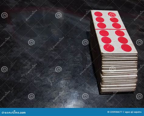dominos playing cards jakarta  juli  stock image image  font wheel