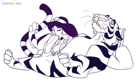 commission rajah and jasmine nicobay lineart 3 by barraqda hentai foundry