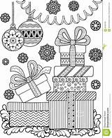Snowflakes Contour Antistress Adults Boxes Decorative Coloring Gifts Preview sketch template