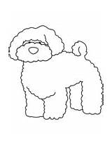 Bichon Colorare Frise Divertenti Simpatici Poodle Cani Supercoloring sketch template