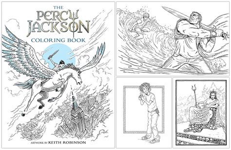 book  percy jackson coloring book illustrated  keith