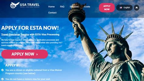las páginas web que ofrecen visas para viajar a estados unidos por