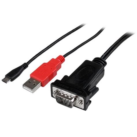 amazoncom startechcom micro usb  rs db serial adapter cable