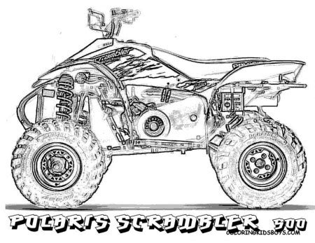 quad bike coloring page  letters coloring page coloring