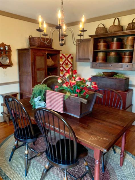 fruitful directed cozy country home decor  site primitive dining