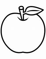 Apple Coloring Pages Printable Categories sketch template