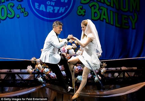 Circus Acrobats Have Their Houston Wedding On A High Wire