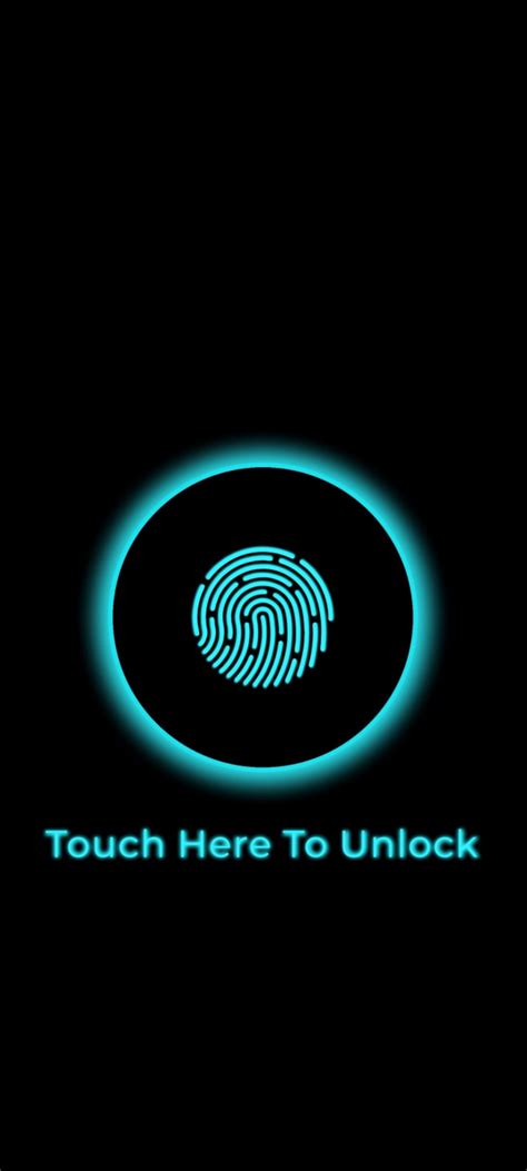 fingerprint lock screen wallpaper