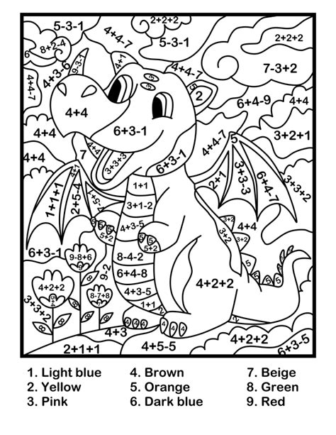 coloring coloring  code page  kids  color  number