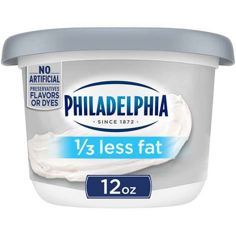philadelphia reduced fat cream cheese spread    fat  oz
