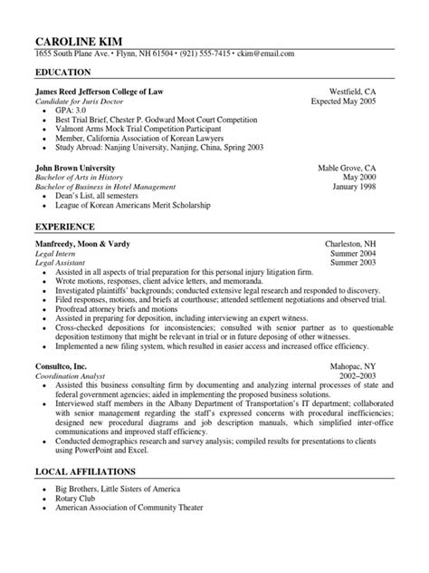 law student resume sample  deposition law lawyer