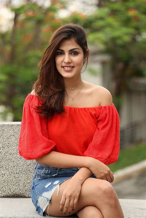 Desi Actress Pictures Rhea Chakraborty Displays Her Sexy Legs And