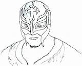 Mysterio Rey Coloring Drawing Pages Mask Sketch Wwe Diva Drawings Paintingvalley Getdrawings Printable Precision Getcolorings Color sketch template