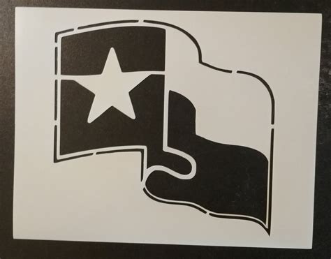 texas state flag stencil  custom stencils