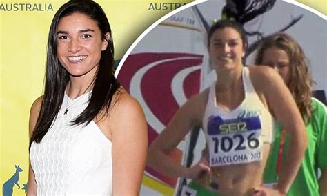 hurdler michelle jenneke stuns in white gown at australian olympic team
