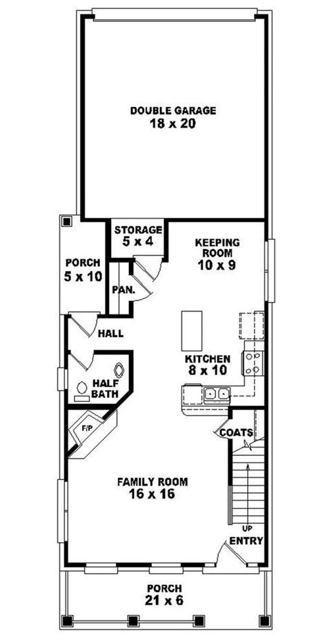 long narrow lot house plans design jhmrad
