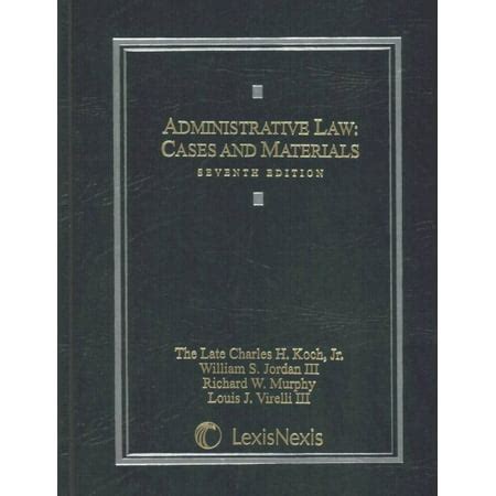 isbn  administrative law cases  materials