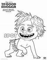 Dinosaur Coloring Good Spot Pages Disney Printable Pixar Sheets Color Printables Activity Kids Activities Print Set sketch template