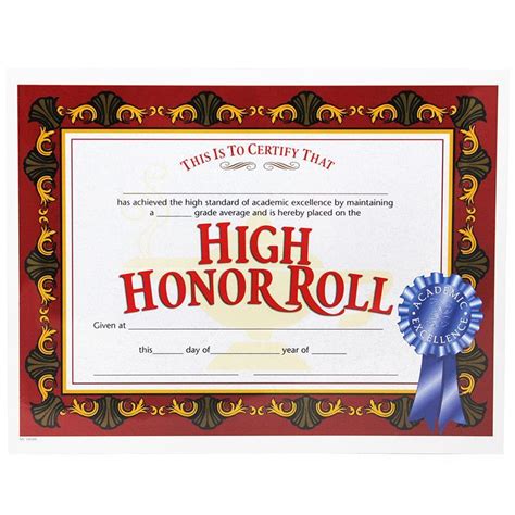 honor roll certificate template printable word searches