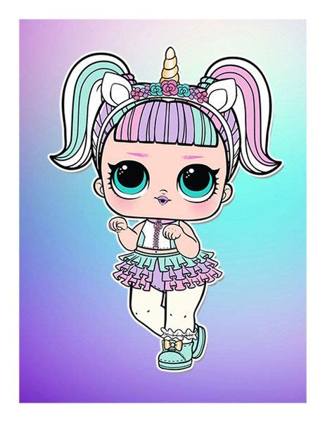 lol surprise doll unicorn girl  place   frosted cakes