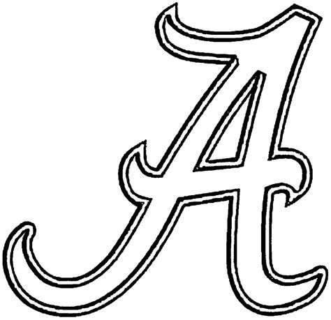 alabama football helmet coloring page coloring pages