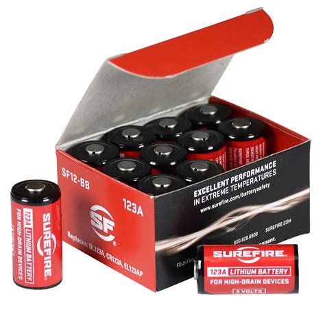 surefire sf bb box   cra  lithium batteries  pack sfa  ebay