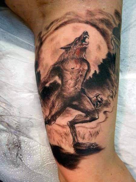 80 Werewolf Tattoo Designs For Men Full Moon Folklore