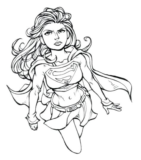 superwoman colouring pages  getcoloringscom  printable