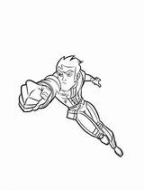 Rox Xavier Attack Coloring Pages sketch template