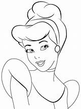 Cinderella Disney Drawing Easy Princess Drawings Draw Coloring Step Pages Face Ausmalbilder Sketch Pencil Sketches Characters Character Cartoon Amazing Tutorial sketch template