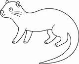 Otter Clipart Clip Coloring Cute Sea Lineart Colorable Color Cliparts Drawing Line Pages Simple Transparent Library Funny Sweetclipart Websites Presentations sketch template