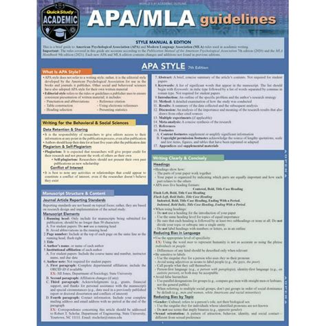 apamla guidelines thth editions style reference  writing