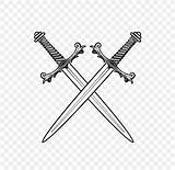 Colorear Espada Pedang Espadas Rapier Pngwing Pngegg W7 Cocina Favpng sketch template