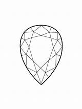 Gemstones sketch template