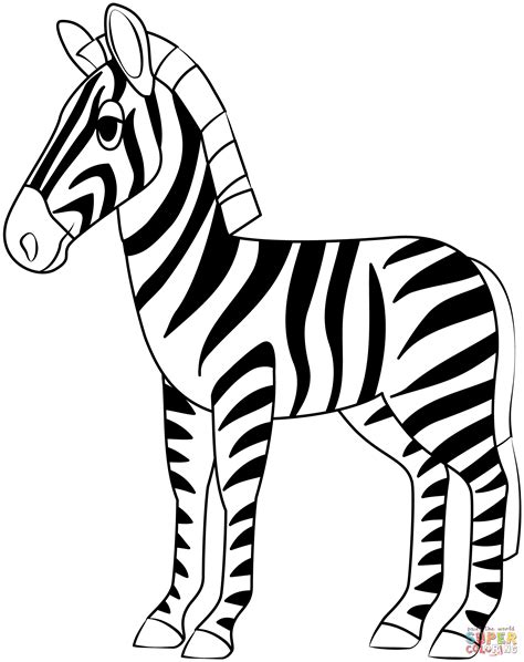 zebra coloring page  printable coloring pages