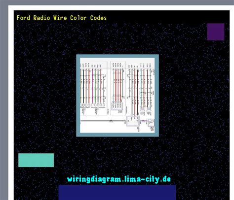 ford radio wire color codes wiring diagram  amazing wiring diagram collection