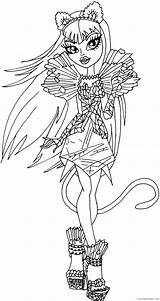 Coloring4free Monster Coloring Pages High Catty Noir Related Posts sketch template