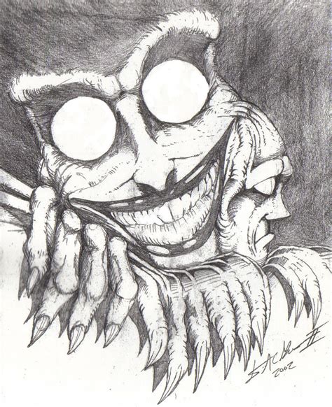 Scary Monster Drawing At Getdrawings Free Download