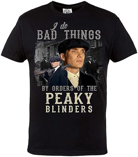 🔱rule Out Camiseta Peaky Blinders Tommy Shelby I Do Bad Things
