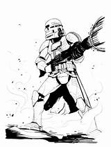 Trooper Clone Wars Airborne Clones Colouring Zubby sketch template