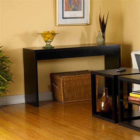modern accent entry  table hallway shelf console foyer furniture stand  decor home