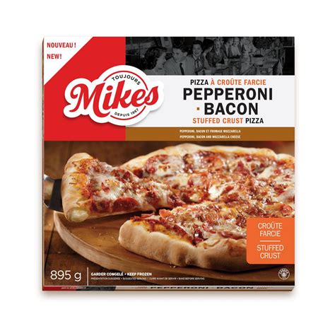 mikes pepperoni bacon stuffed crust pizza walmart canada