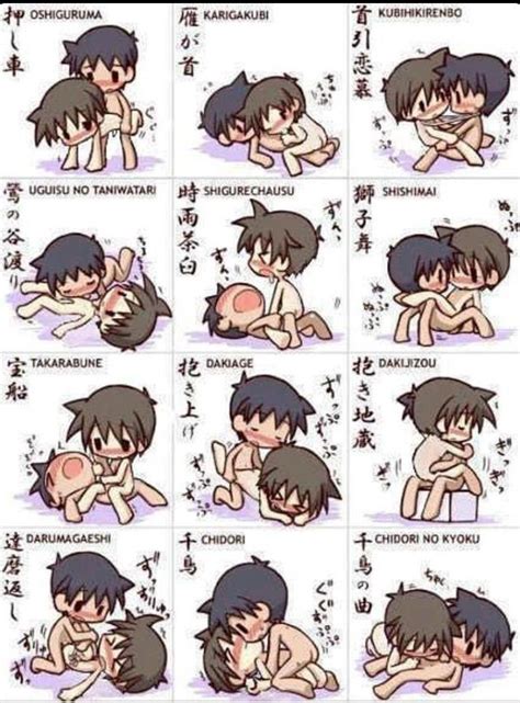 yaoi positions demonstrated by cute chibis explicit pinterest anime manga and yuri