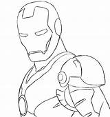 Coloring Iron Pages Man Face Getcolorings Online sketch template