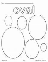 Shapes Ovals Oval Worksheet Worksheets Toddlers Preschoolers Ovali Circles Forme Mpmschoolsupplies Supplyme sketch template